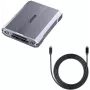 Unitek R1022C01 Czytnik kart CFexpress Type B, SD i microSD z hubem USB-A