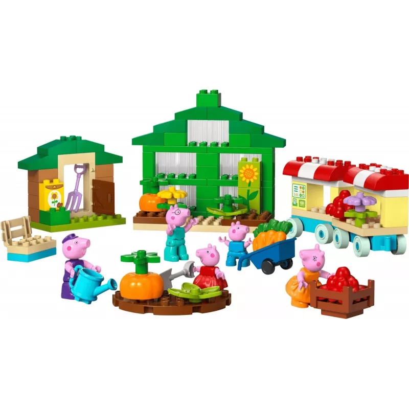Klocki DUPLO Peppa Pig 10461 Ogród i szklarnia Dziadka Świnki