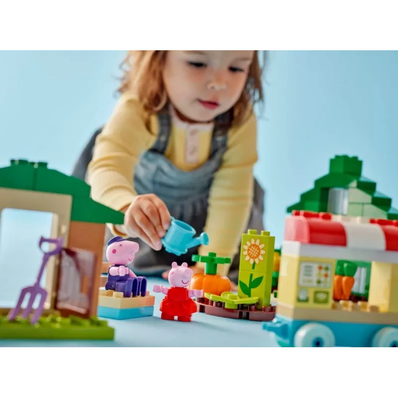 Klocki DUPLO Peppa Pig 10461 Ogród i szklarnia Dziadka Świnki