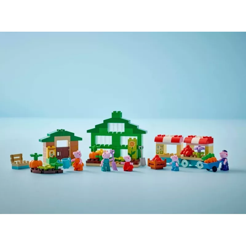 Klocki DUPLO Peppa Pig 10461 Ogród i szklarnia Dziadka Świnki