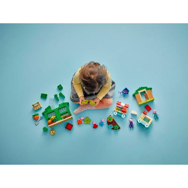 Klocki DUPLO Peppa Pig 10461 Ogród i szklarnia Dziadka Świnki