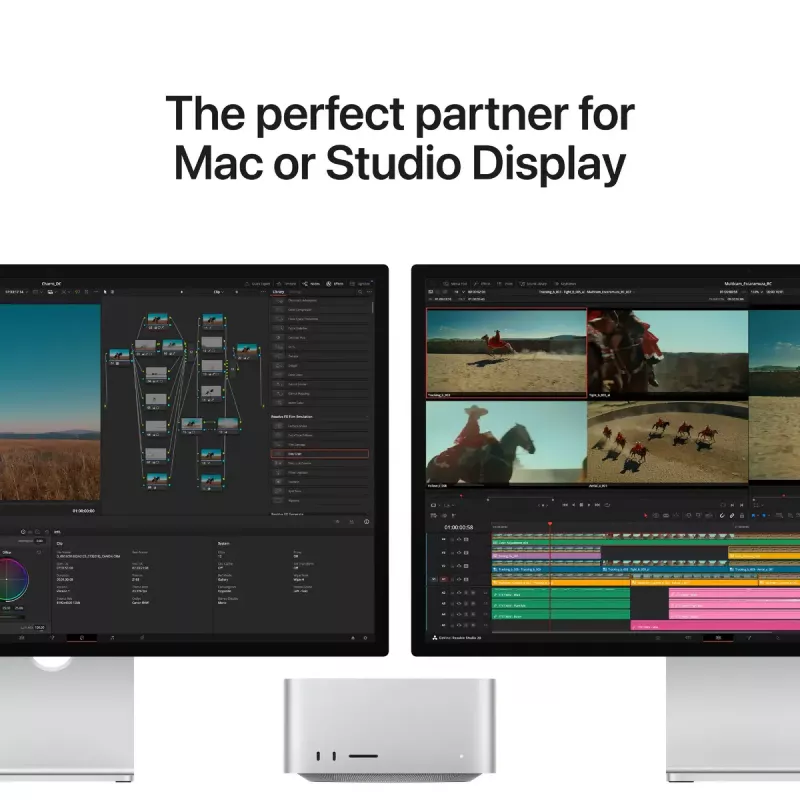 Monitor Apple Studio Display XDR 27 cali 5K Ultra HD LED, standardowe szkło, podstawa z regulacją pochylenia i wysokości, srebrny