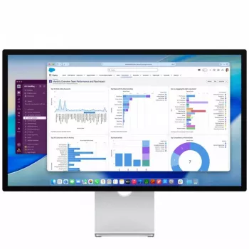 Monitor Apple Studio Display ze szkłem nanostrukturalnym i regulacją pochylenia stojaka (MFF14RC/A)