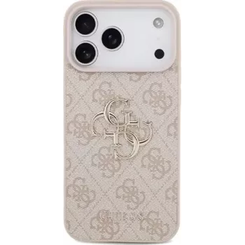 GUESS Hard osłona 4G Big Metal Logo Pink, do Apple iPhone 17 Pro Max, GUHCP17X4GMGPI (GUHCP17X4GMGPI)