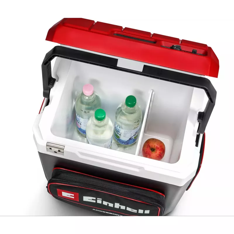 Cool box Einhell TE-COL 18/27 Li‑Solo 27 L bateria/electric, cooling 20–60 °C, front pocket