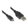 Kabel połączeniowy USB 2.0 EASY wtyk A na wtyk Micro B, czarny, 0,5 m, Good Connections® (2510-EUM005)