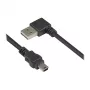 Good Connections Kabel połączeniowy USB 2.0 EASY wtyk A do Mini-B - kątowy - czarny - 0,5m