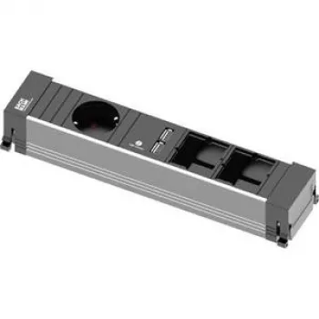 Przedłużacz zasilania Bachmann 916.0041 0,1 m 1 gniazdo AC czarny