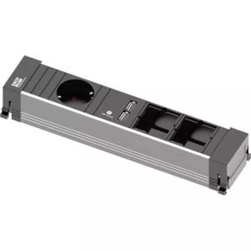 Przedłużacz zasilania Bachmann 916.0041 0,1 m 1 gniazdo AC czarny