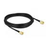 Kabel antenowy DeLOCK wtyk RP-SMA na wtyk RP-SMA LMR/CFD100 5 m