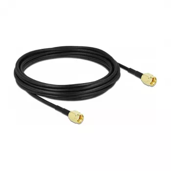 Kabel antenowy DeLOCK wtyk RP-SMA na wtyk RP-SMA LMR/CFD100 5 m
