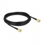 Kabel antenowy DeLOCK wtyk RP-SMA na wtyk RP-SMA LMR/CFD100 5 m