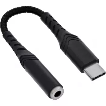 Konwerter audio InLine 33054E USB-C na 3,5 mm z wbudowanym DAC, kabel 15 cm