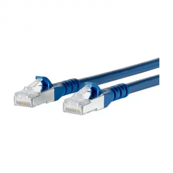 METZ CONNECT 1308450544-E 0.5m Cat6a S/FTP (S-STP) niebieski kabel sieciowy (1308450544-E)