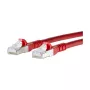 MetzConnect BTR - kabel krosowy - RJ-45 (M) - RJ-45 (M) - 5 m - ekranowany - (CAT 6a) - bezhalogenowy - czerwony (1308455066-E)
