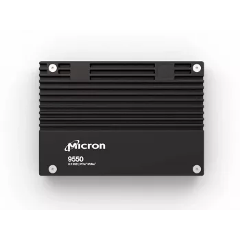 SSD | MICRON | seria SSD 9550 PRO | 15,36 TB | PCIe Gen5 | NVMe | technologia pamięci flash 3D TLC | prędkość zapisu 10000 MB/s | prędkość odczytu 14000 MB/s | format EDSFF E3.S | MTF