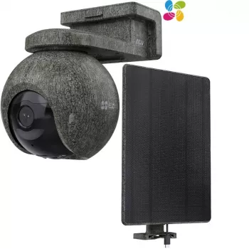 EZVIZ EB8 Pro 4G i Wi‑Fi inteligentna kamera domowa zasilana bateriami z panelem słonecznym ICS‑PSP 8