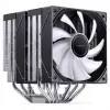 Cooler CPU Jonsbo CB80 Dual-Tower z dwoma wentylatorami PWM RGB 120 mm — czarny