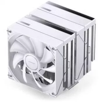 Chłodzenie CPU Jonsbo CB80 Dual-Tower z dwoma wentylatorami 120 mm PWM ARGB — białe