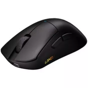 Lamzu Paro Gaming mysz — 8 kHz częstotliwość odpytywania, bezprzewodowa 2,4 GHz, czarna