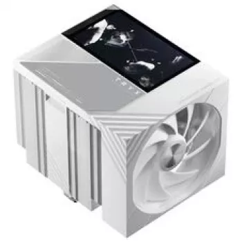 TRYX TURRIS T620 CPU Air Cooler, Dual-Tower, z 5-calowym Wyświetlaczem - 120mm, biały