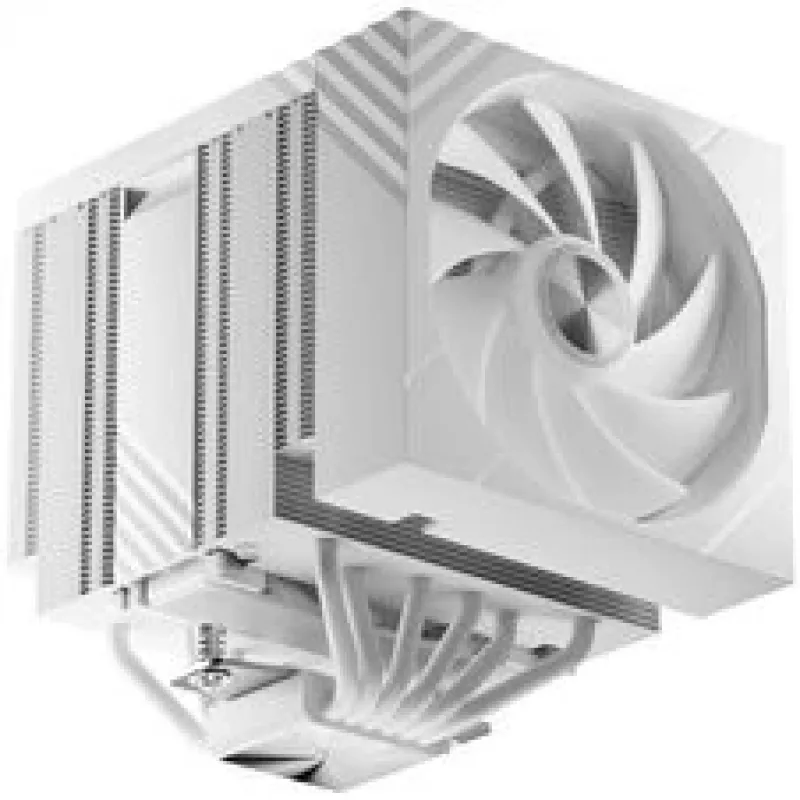 TRYX TURRIS T620 CPU Air Cooler, Dual-Tower, z 5-calowym Wyświetlaczem - 120mm, biały