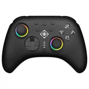 Gamepad Deltaco GAM-198 czarny — Bluetooth i USB (Type-C) do Nintendo Switch, Switch 2, Switch OLED, Android, PC