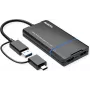 Adapter wyświetlacza VALUE USB typu A C — Dual HDMI 4K30+ 1080p ST/BU — Adapter — Cyfrowy/Dane (12.99.3206)