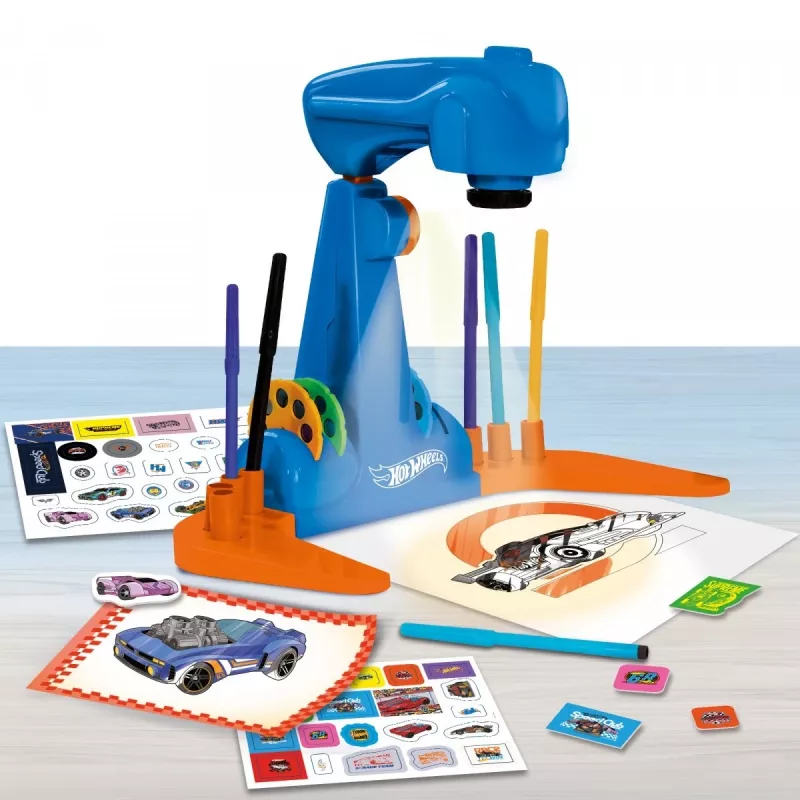 Zestaw do rysowania z projektorem Hot Wheels