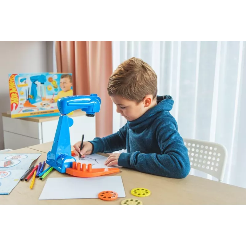 Zestaw do rysowania z projektorem Hot Wheels