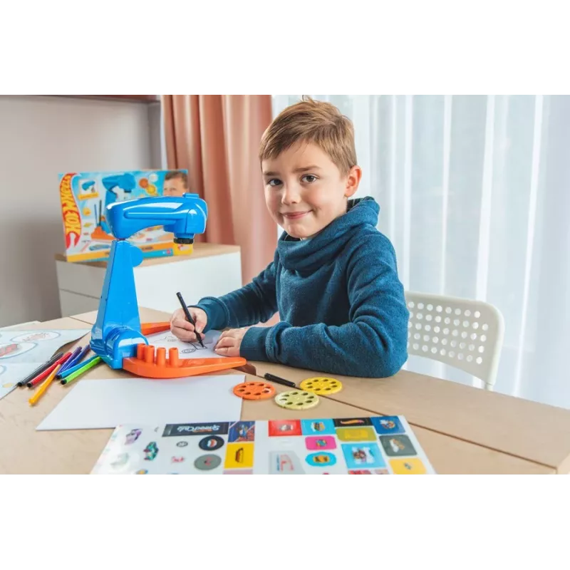 Zestaw do rysowania z projektorem Hot Wheels