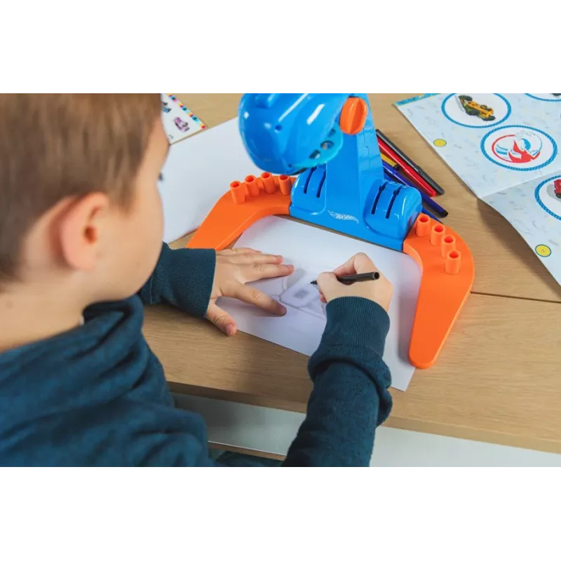 Zestaw do rysowania z projektorem Hot Wheels