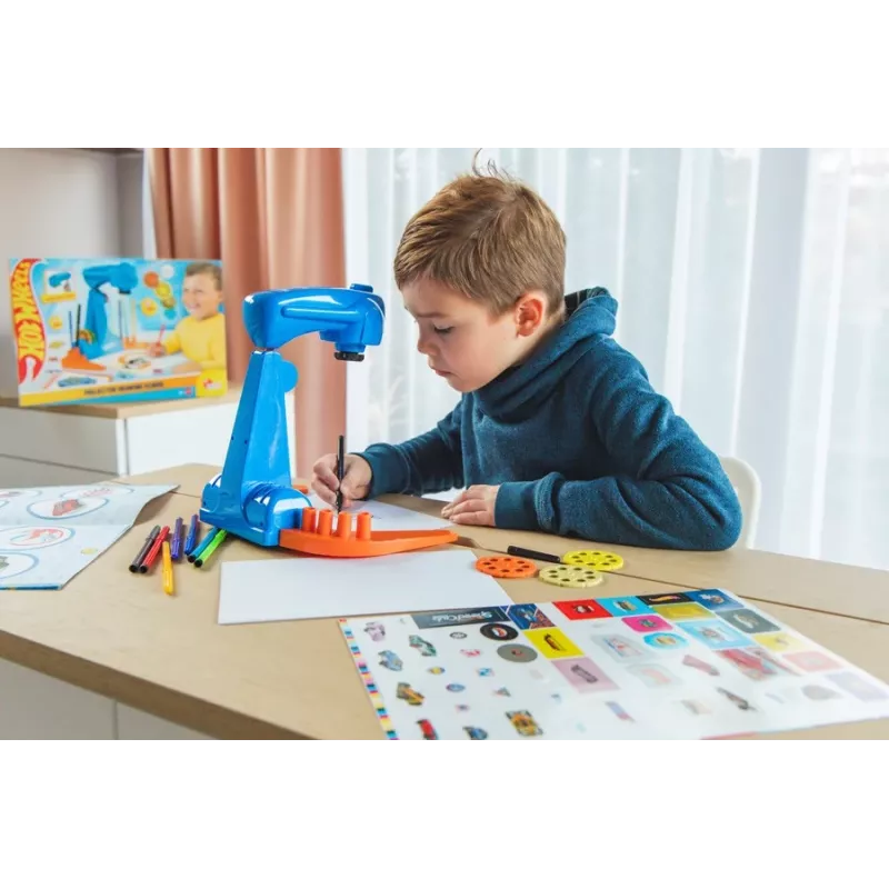 Zestaw do rysowania z projektorem Hot Wheels