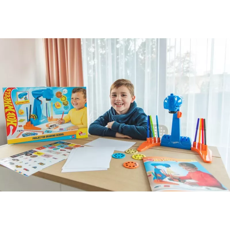 Zestaw do rysowania z projektorem Hot Wheels