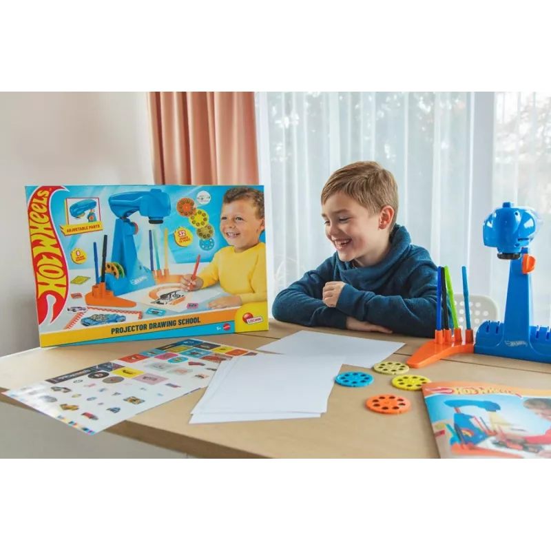 Zestaw do rysowania z projektorem Hot Wheels