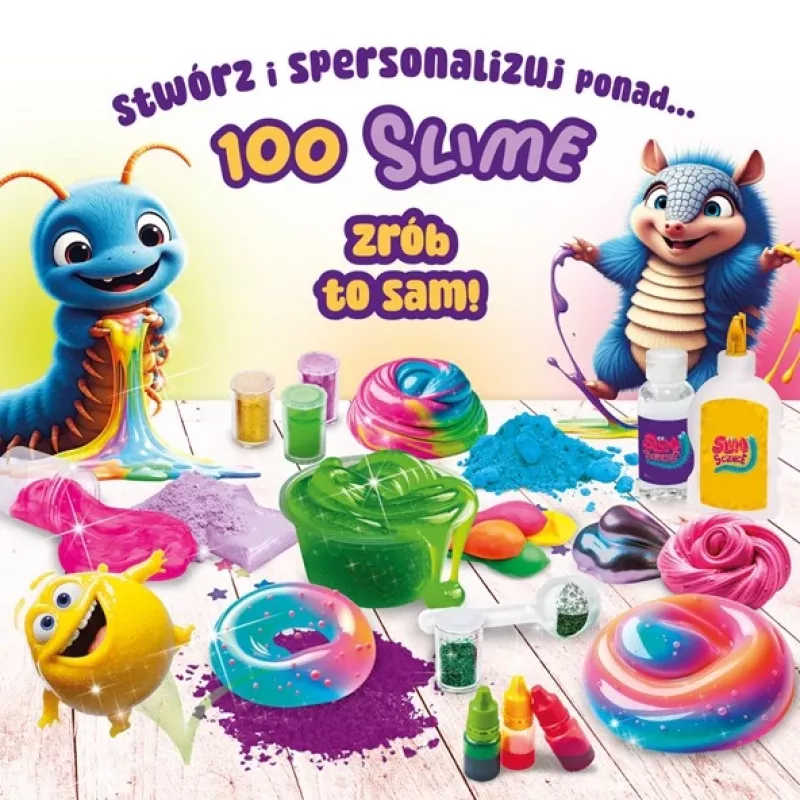 Zestaw naukowy Slumi - 100 slime'ów