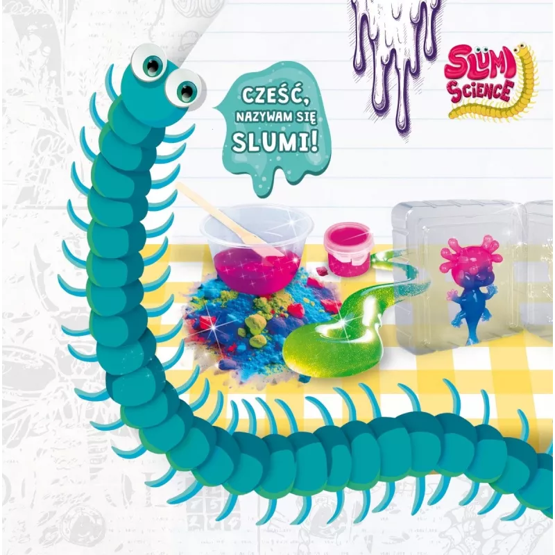 Zestaw naukowy Slumi - 100 slime'ów