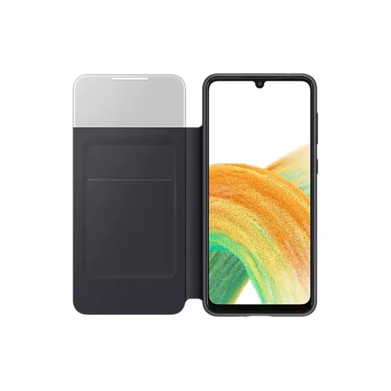 Etui-portfel Samsung EF-EA336PBEGEW do Galaxy A33 5G, kompatybilne z ekranami 6,4 cala, czarne, 1 kieszeń na karty