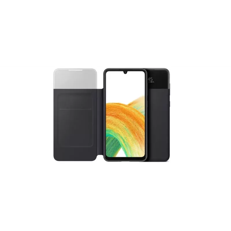 Etui-portfel Samsung EF-EA336PBEGEW do Galaxy A33 5G, kompatybilne z ekranami 6,4 cala, czarne, 1 kieszeń na karty