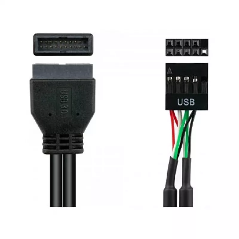 Good Connections 5021-PST4 - 0,6 m - USB 2.0 - 480 Mbit/s - Czarny