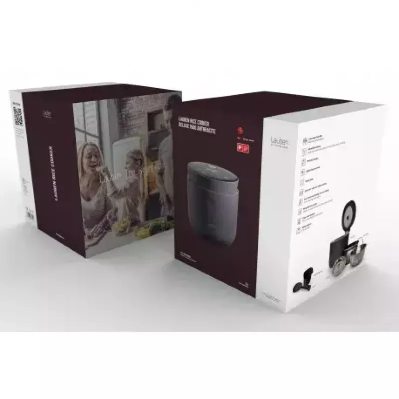 Urządzenie do gotowania ryżu Lauben LBNRCD1500AT 1,5 l 500 W czarne