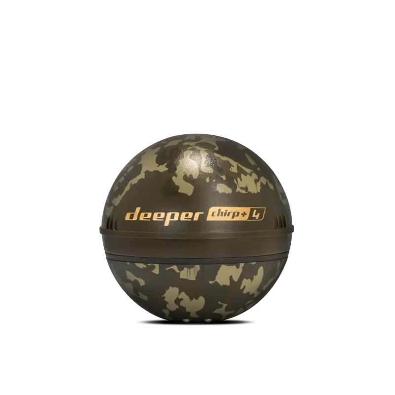 Echosonda Sonar Deeper Smart Sonar Chirp+4 Wi‑Fi, wbudowana bateria, obudowa ABS, zielono-brązowa