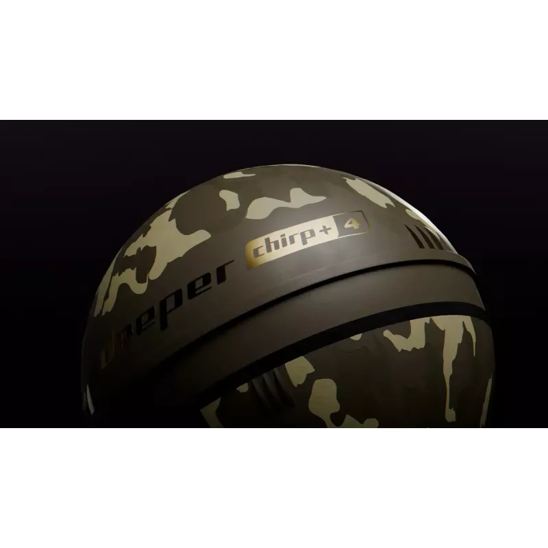Echosonda Sonar Deeper Smart Sonar Chirp+4 Wi‑Fi, wbudowana bateria, obudowa ABS, zielono-brązowa