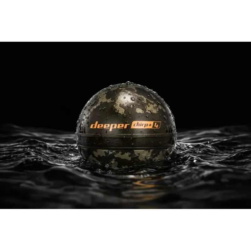Echosonda Sonar Deeper Smart Sonar Chirp+4 Wi‑Fi, wbudowana bateria, obudowa ABS, zielono-brązowa