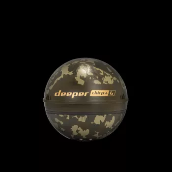 Echosonda Sonar Deeper Smart Sonar Chirp+4 Wi‑Fi, wbudowana bateria, obudowa ABS, zielono-brązowa