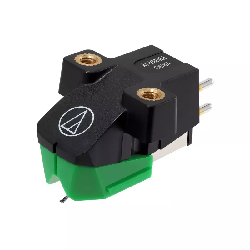 Audio-Technica AT-VM95E/H wkładka gramofonowa z fabrycznie zamontowaną muszlą AT-HS6BK (czarno-zielona)