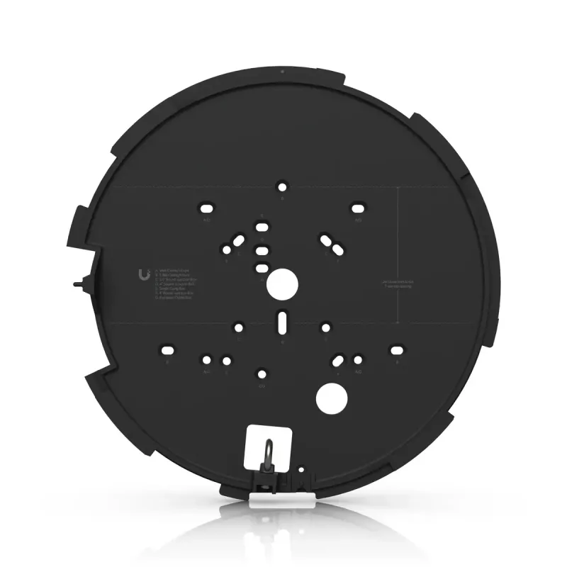 IP security camera UBIQUITI AI Multi Sensor 4 — Dome, Ceiling mount, 3840×2160, 360° FOV, Wired, Czarny