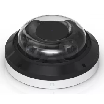 Kamera bezpieczeństwa IP kopułkowa UBIQUITI AI Multi Sensor 4 — 3840×2160, pole widzenia 360°, zoom optyczny 2,33×, montaż sufitowy, przewodowa (biała/czarna)