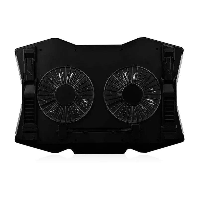 Podkładka chłodząca Modecom MC-CF18 RGB 45,7 cm 2 wentylatory Czarna