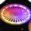 Podkładka chłodząca Modecom MC-CF18 RGB 45,7 cm 2 wentylatory Czarna